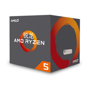 AMD 锐龙 5 2600 处理器 6核12线程 AM4 接口 3.4GHz 盒装