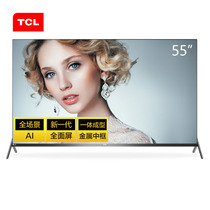 TCL 55T68055英寸液晶电视机4K超高清护眼超薄全面屏人工智能语音智慧屏MEMC运动防抖教育电视产品图片主图