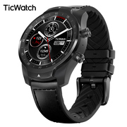 Ticwatch 【TicWatchPro蓝牙版】北斗四星定位智能通知NFC支付蓝牙通话24小时心率户外运动智能触屏手表幻影黑