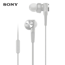 索尼 重低音立体声耳机MDR-XB55AP浅灰色产品图片主图