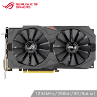 华硕strixrx5802048sp8ggaming11681294mhz256bit8ggddr5显卡