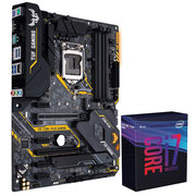 华硕 TUFZ390-PLUSGAMINGWI-FI主板IntelZ390LGA1151+英特尔IntelI79700K酷睿CPU处理器板U套装CPU主板套装