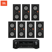 JBL Studio255IW+天龙X1500音响音箱家庭影院7.0声道功放嵌入式吸顶喇叭防潮蓝牙立体环绕声产品图片主图