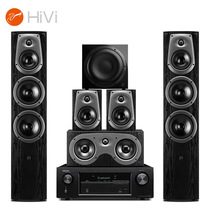 惠威 D50HT+Sub10G+天龙X518功放音响家庭影院套装5.1声道HIFI木质客厅电视落地音箱产品图片主图