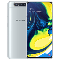 三星 GalaxyA80SM-A8050前后4800万像素180°炫转三摄屏下指纹全网通4G双卡双待8GB+128GB月光银产品图片主图