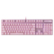 雷柏 V500PRO冰激凌粉、清冽紫背光游戏机械键盘产品图片1