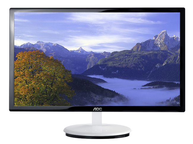 黑白配超亮眼 aoc e2043f显示器现售799