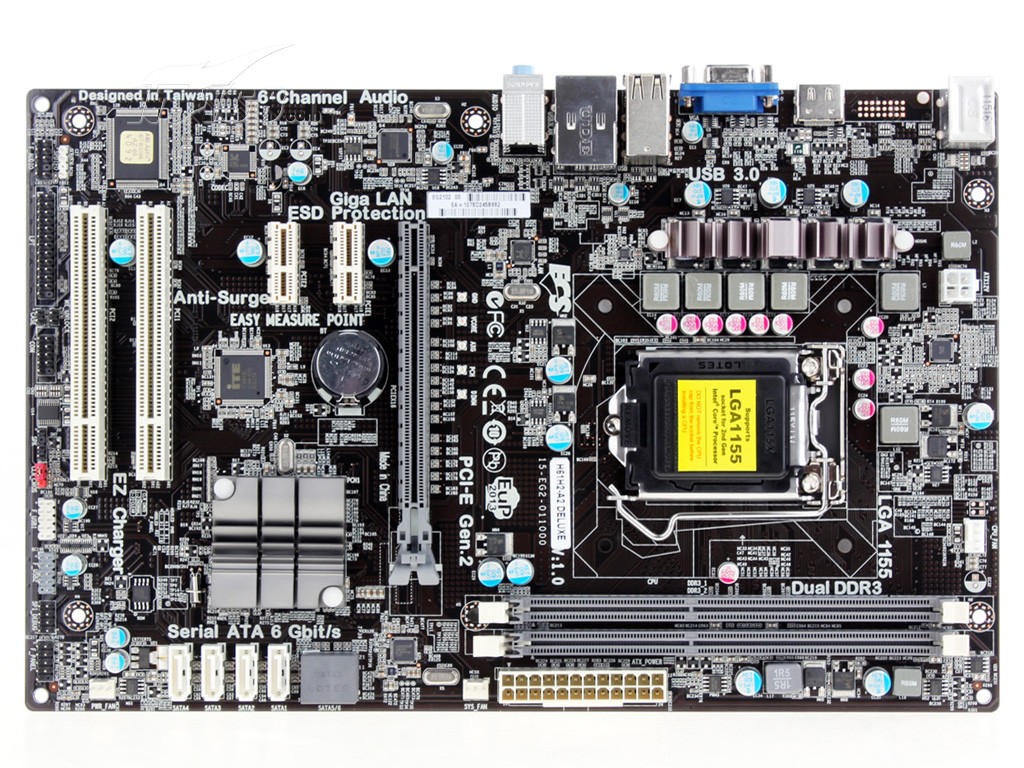 做工一流 ecs精英 h61h2-a2售价499元