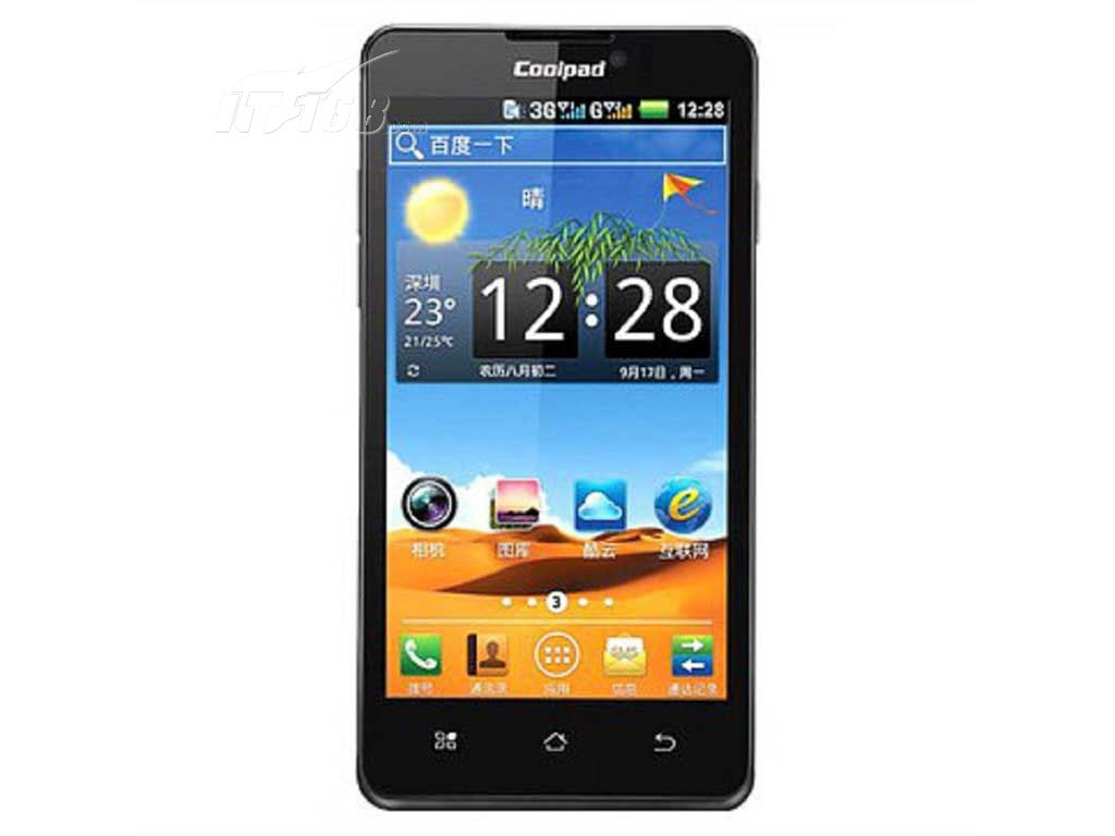 4.5寸大屏三双手机 酷派7290仅售899元